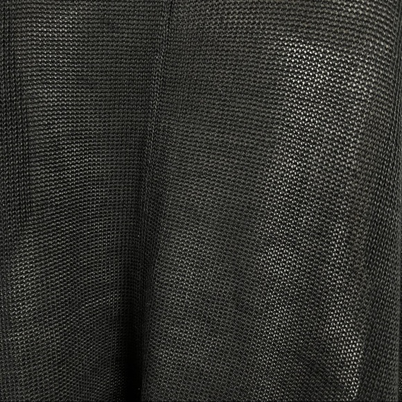 Eskandar 100% linen black oversized lagenlook drop shoulder sweater tunic top 0 - Picture 12 of 14